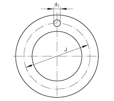 推力墊圈 EGW28-E40-B, 推力墊圈，免維護(hù)，帶銅襯