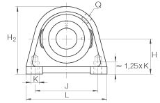 直立式軸承座單元 PSHEY17, 鑄鐵軸承座,內(nèi)圈帶平頭螺釘?shù)耐馇蛎媲蜉S承,P 型密封 直立式軸承座單元 PSHEY17, 鑄鐵軸承座,內(nèi)圈帶平頭螺釘?shù)耐馇蛎媲蜉S承,P 型密封