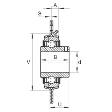軸承座單元 RRY25-VA, 帶三個/四個螺栓孔的法蘭的軸承座單元,沖壓鋼板,內(nèi)圈帶平頭螺釘,R型密封, 耐腐蝕保護,無再潤滑結(jié)構(gòu) 軸承座單元 RRY25-VA, 帶三個/四個螺栓孔的法蘭的軸承座單元,沖壓鋼板,內(nèi)圈帶平頭螺釘,R型密封, 耐腐蝕保護,無再潤滑結(jié)構(gòu)