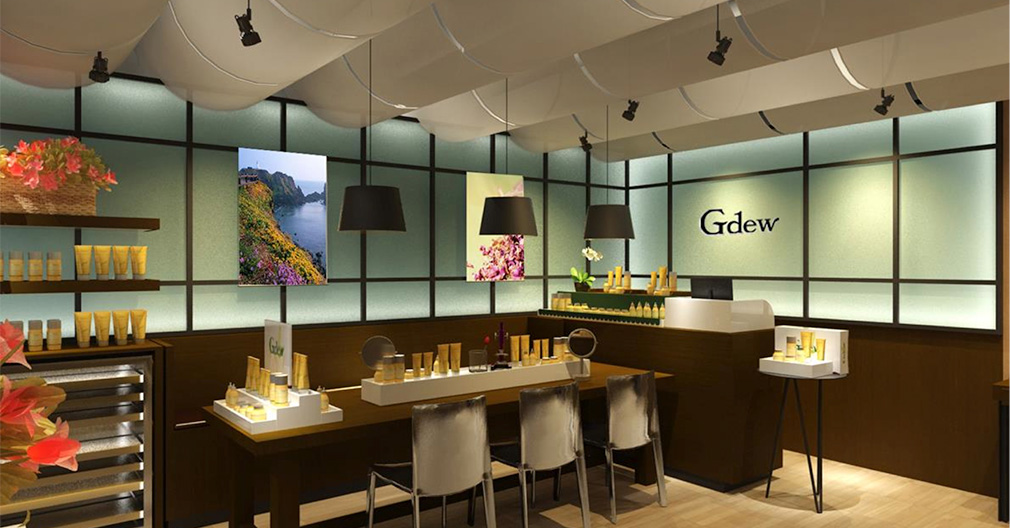 gdew化妝品專賣店設計