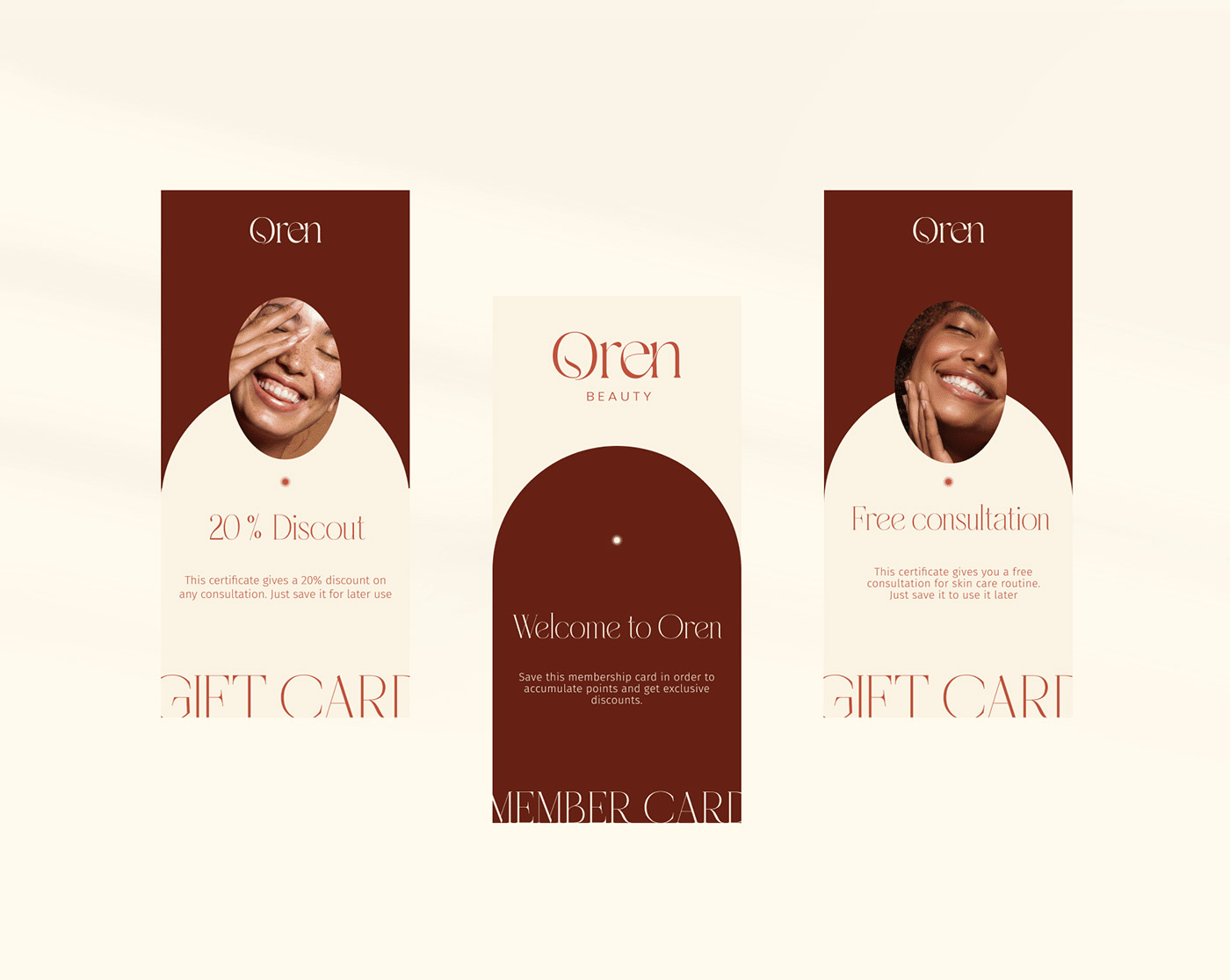 一套非常簡約的化妝品品牌設(shè)計(jì)