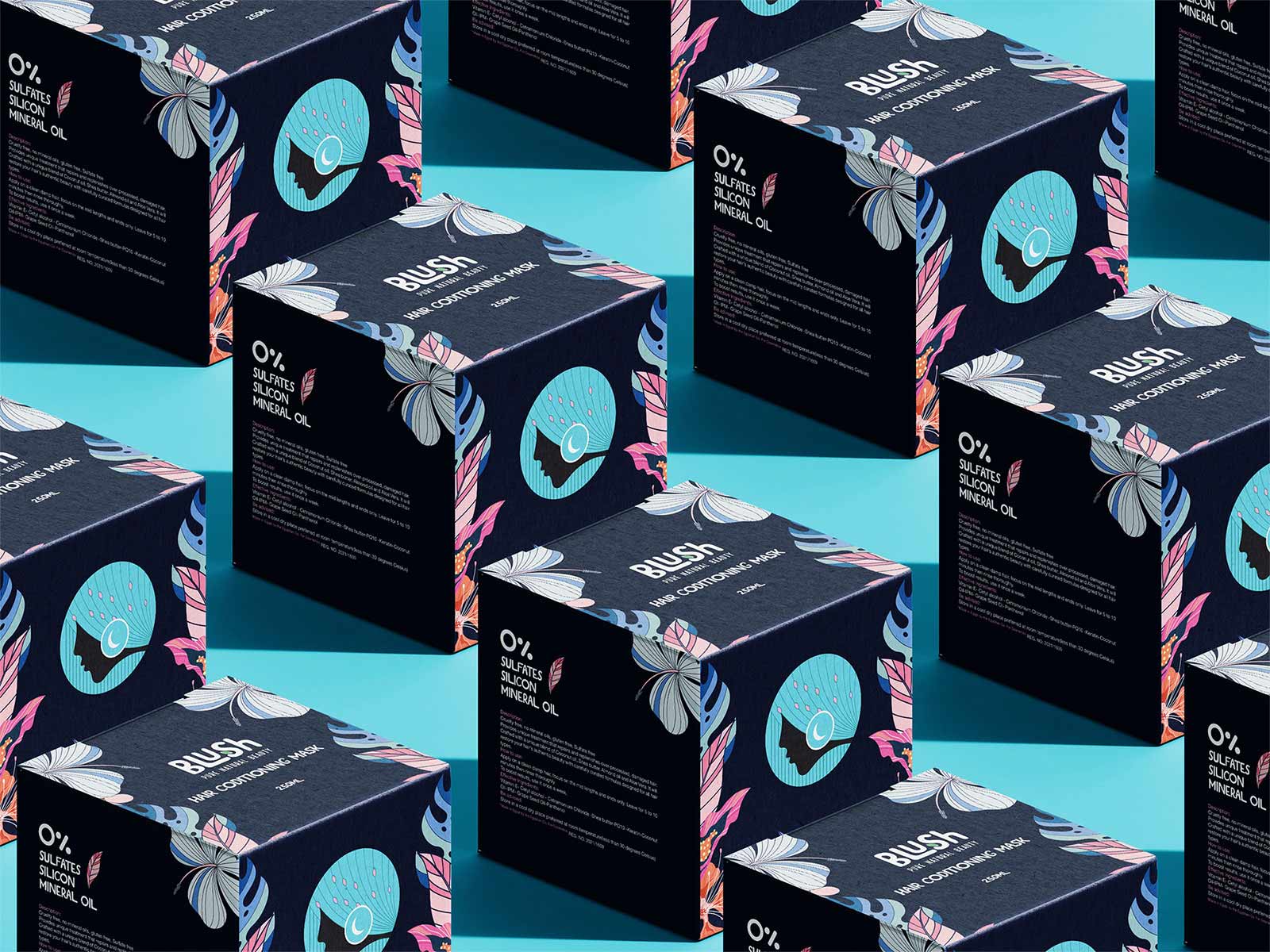 天然美容護(hù)膚品牌包裝設(shè)計