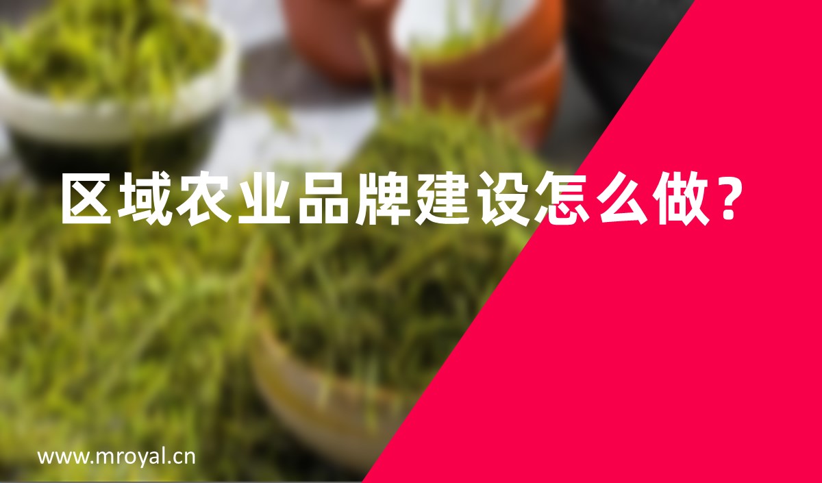 區(qū)域農(nóng)業(yè)品牌建設(shè)怎么做？
