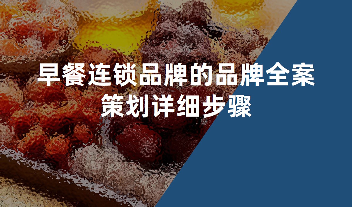 早餐連鎖品牌的品牌全案策劃詳細(xì)步驟