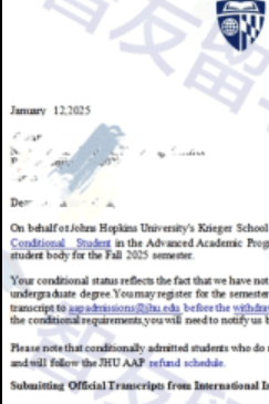 約翰斯霍普金斯、杜克雙Offer｜GPA3.1，經(jīng)濟(jì)學(xué)名校Offer一箭雙雕！